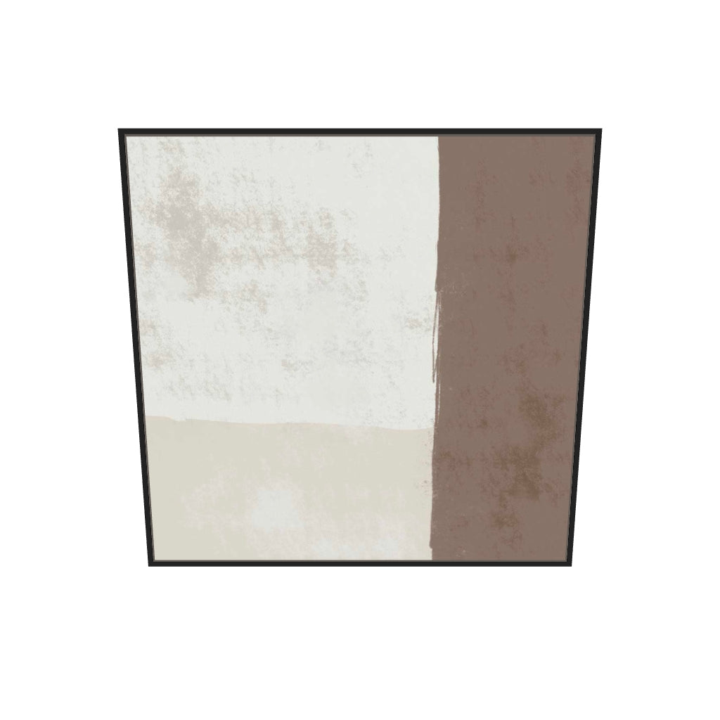 [ah-ar-v1:8568807d699bed1f76f93ba6] Abstract Study IV Canvas Art — 100 x 100 cm, black frame (AR scale)