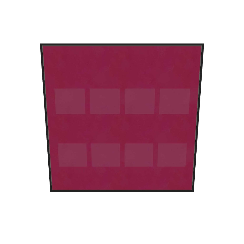 [ah-ar-v1:b02e3c7a2c9832ba278f051c] Viva Magenta I Canvas Art — 100 x 100 cm, black frame (AR scale)