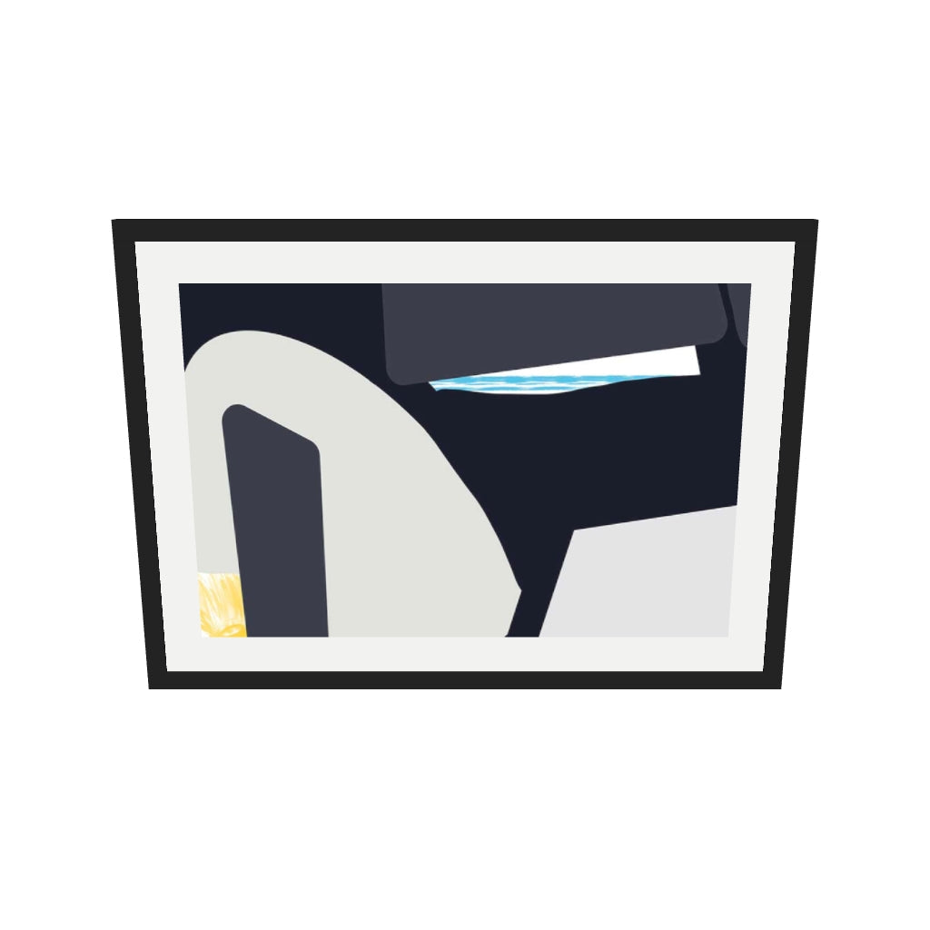 [ah-ar-v1:51362cc1de177923ac36734f] Going Places Art Print — 50 x 70 cm, black frame (AR scale)
