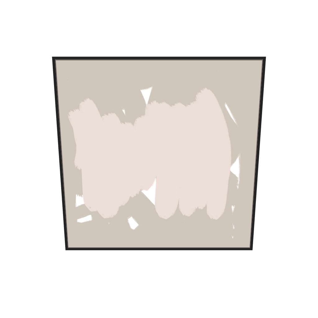 [ah-ar-v1:0811dffca0d9d5e754b7e1c7] Abstract Study XII Canvas Art — 100 x 100 cm, black frame (AR scale)