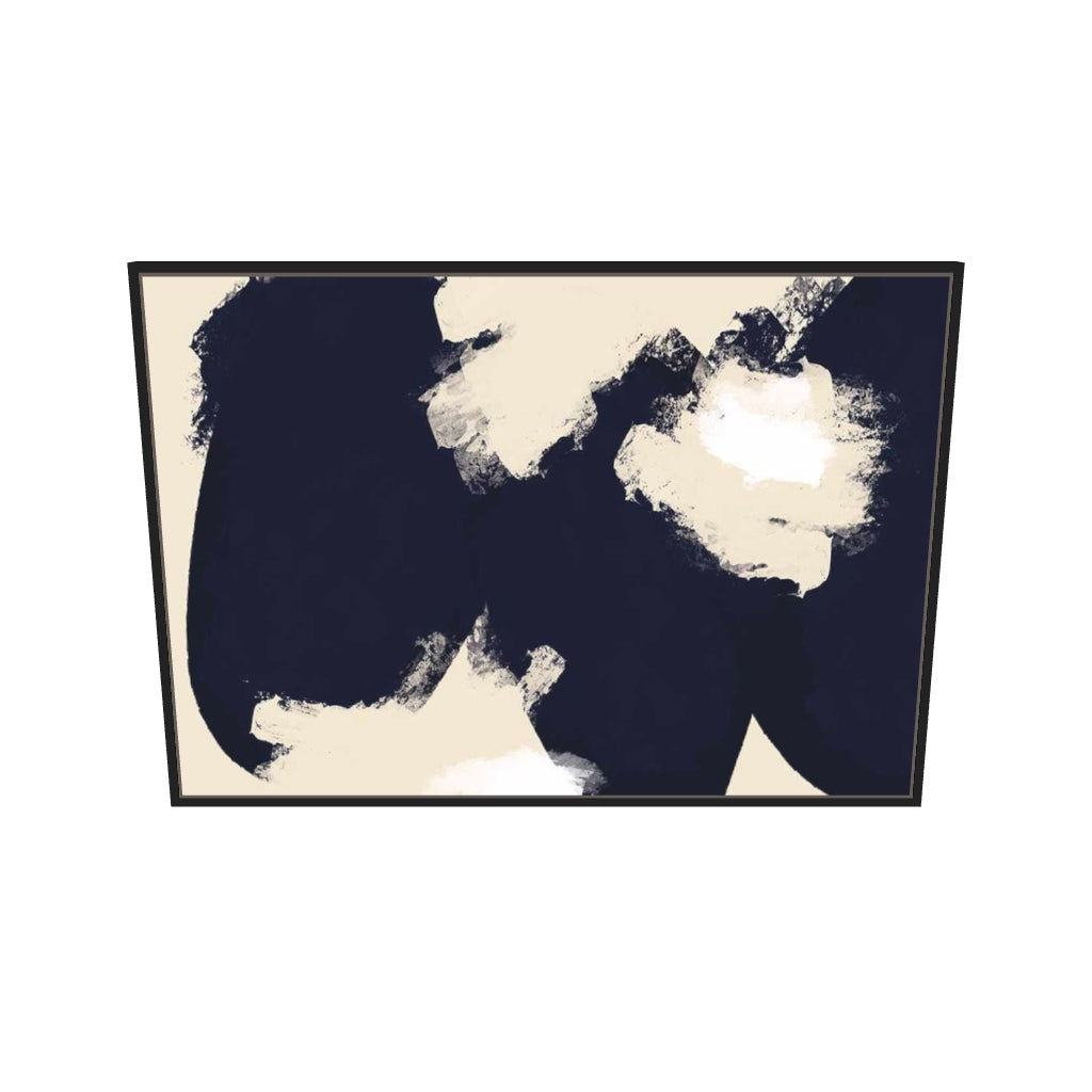 [ah-ar-v1:1073a8cefb3c7d6b7b097da7] Refined Canvas Art — 70 x 100 cm, black frame (AR scale)