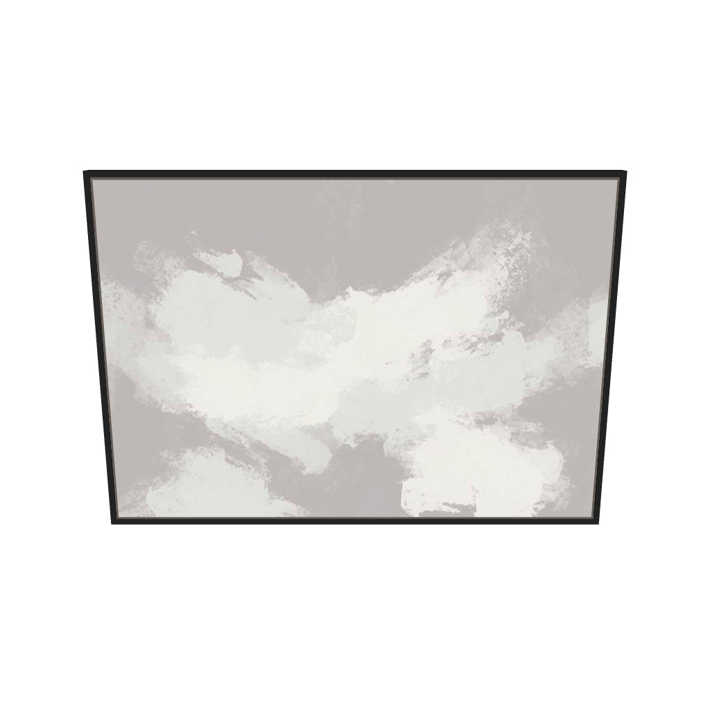 [ah-ar-v1:07f349c39cf781e5370593d3] Neutral Notes No5 Canvas Art — 70 x 100 cm, black frame (AR scale)