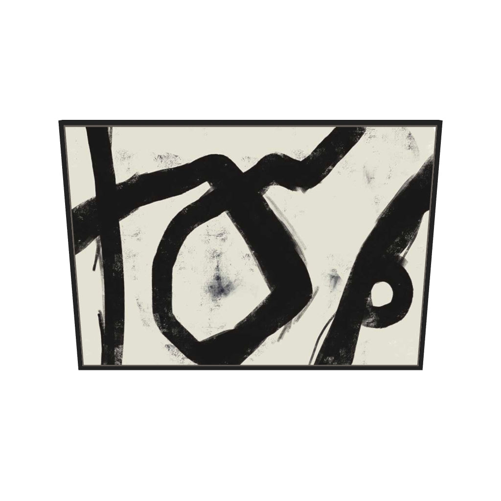 [ah-ar-v1:2b11140e3c702dda344293b7] Enigma Canvas Art — 70 x 100 cm, black frame (AR scale)