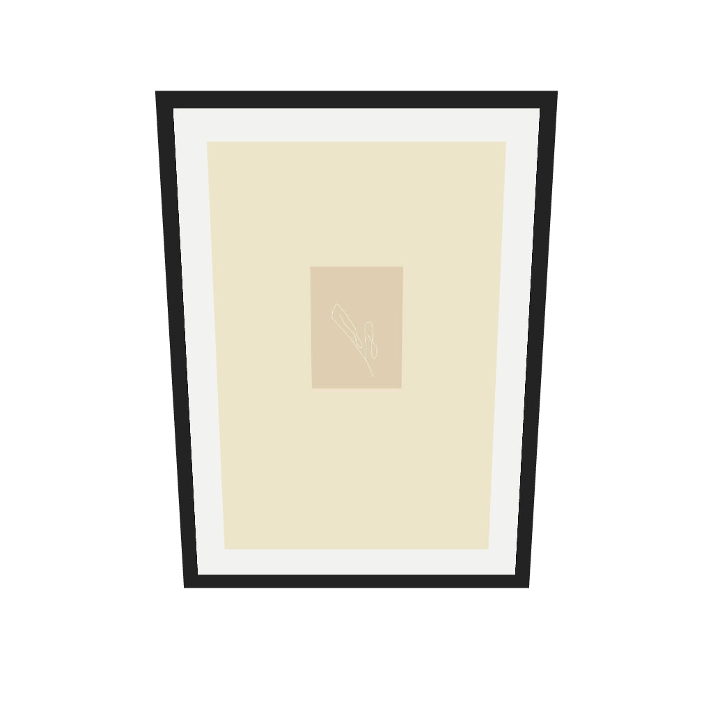 [ah-ar-v1:ec536e8a58aee76aefe60187] Picasso Drawings I Art Print — 50 x 70 cm, black frame (AR scale)