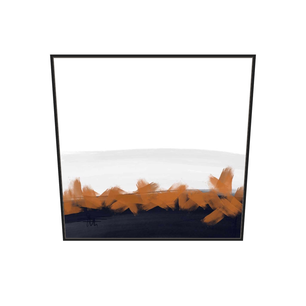 [ah-ar-v1:ccb81e13b99fcdc775481ac0] The Autumn Gardens Canvas Art — 100 x 100 cm, black frame (AR scale)