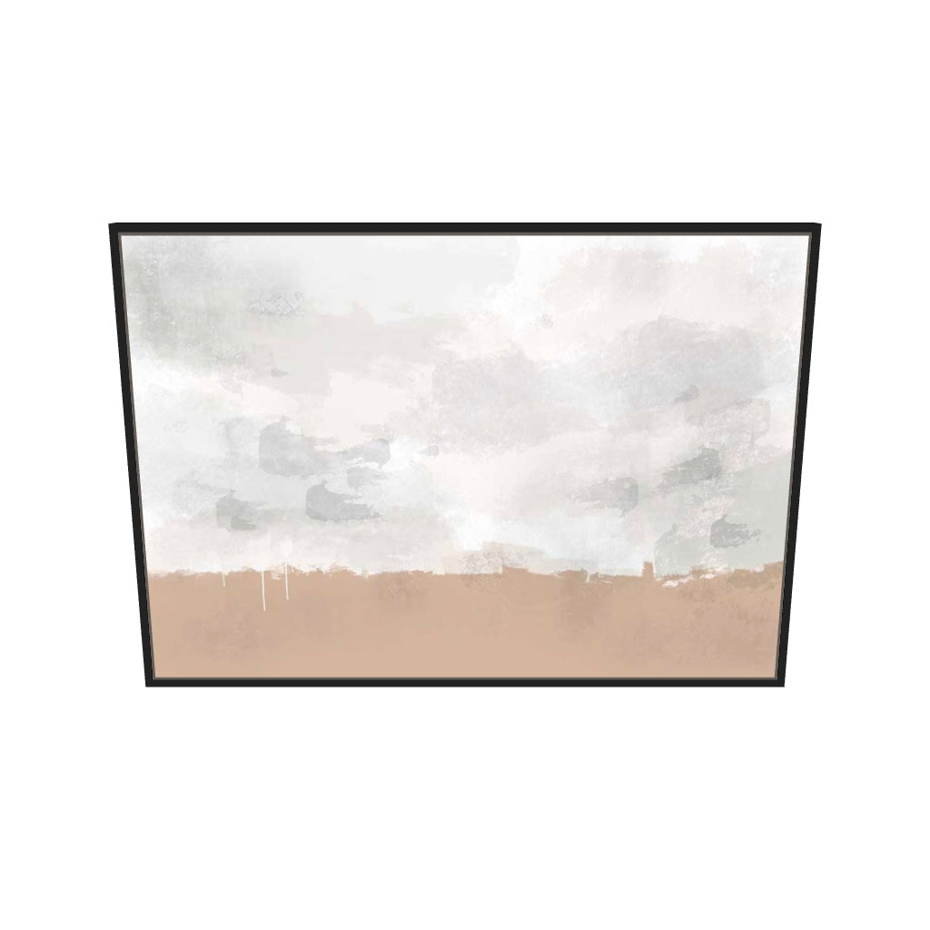 [ah-ar-v1:4efa766115d4ac5ffefca121] Peach Sands Canvas Art — 70 x 100 cm, black frame (AR scale)