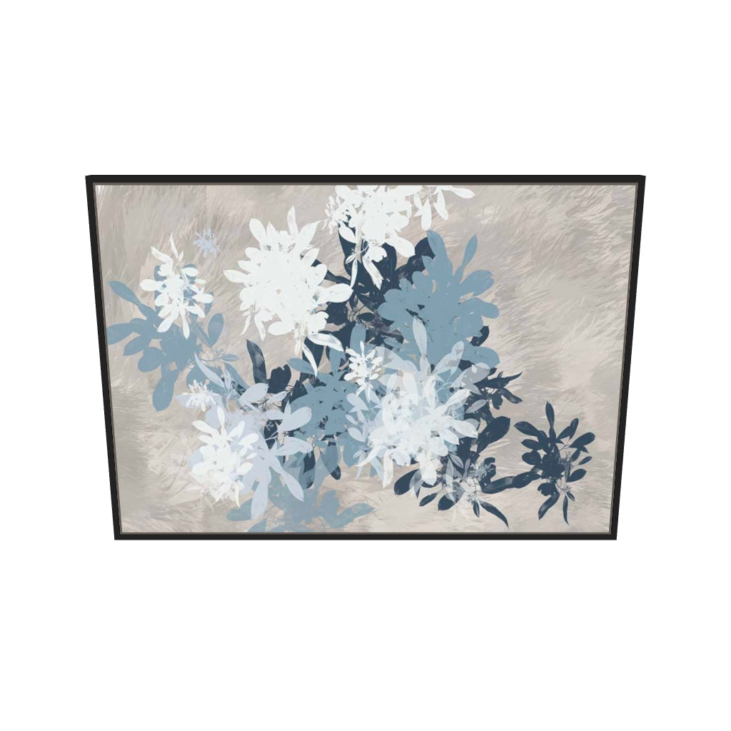 [ah-ar-v1:388138238eb1eec474dd7ad7] Floral Shades II Canvas Art — 70 x 100 cm, black frame (AR scale)