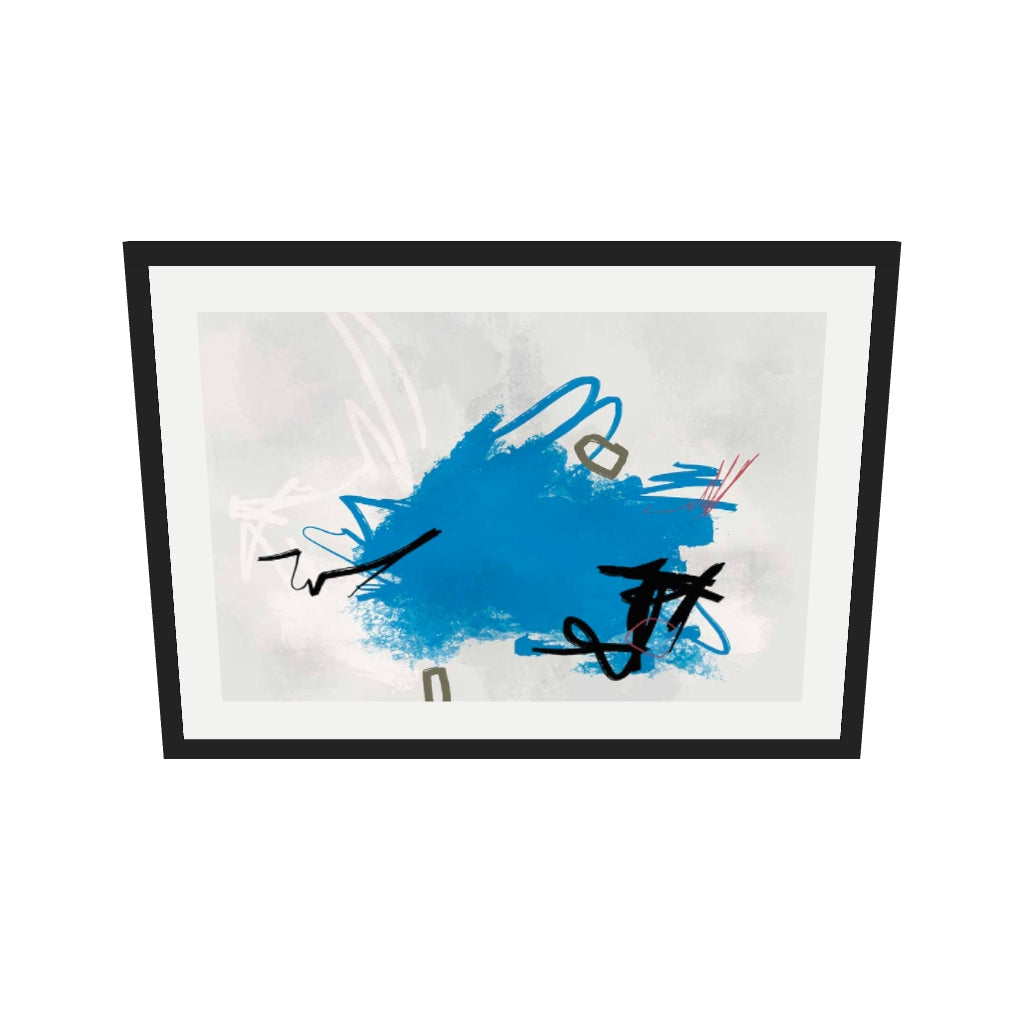 [ah-ar-v1:d87e93bcf6aa5ae7c5744af8] Symphonic Expressions Art Print — 50 x 70 cm, black frame (AR scale)