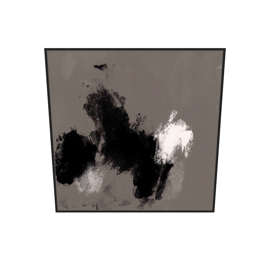 [ah-ar-v1:509e3953d546025b49f3f5e5] Dark Hues III Canvas Art — 100 x 100 cm, black frame (AR scale)