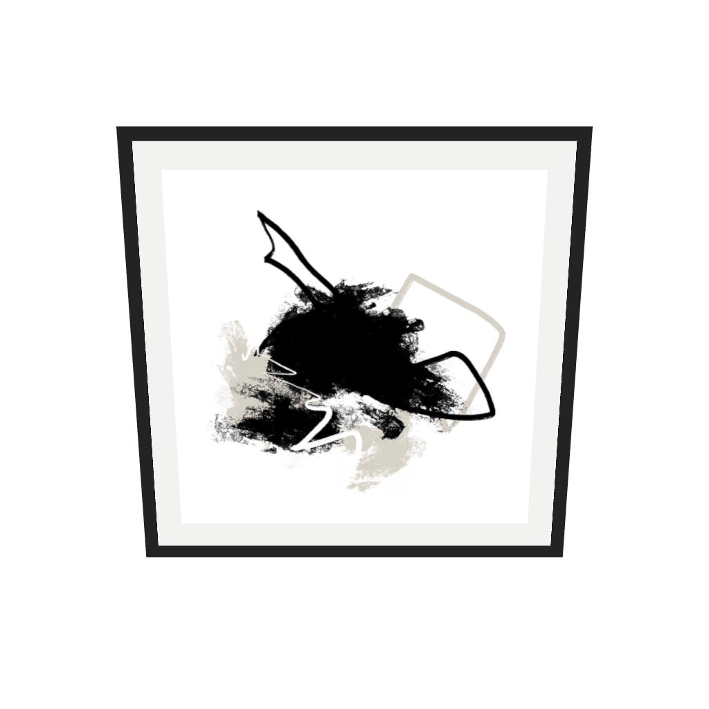 [ah-ar-v1:8653ecb3195447d0632e06f0] Skydance II Art Print — 70 x 70 cm, black frame (AR scale)