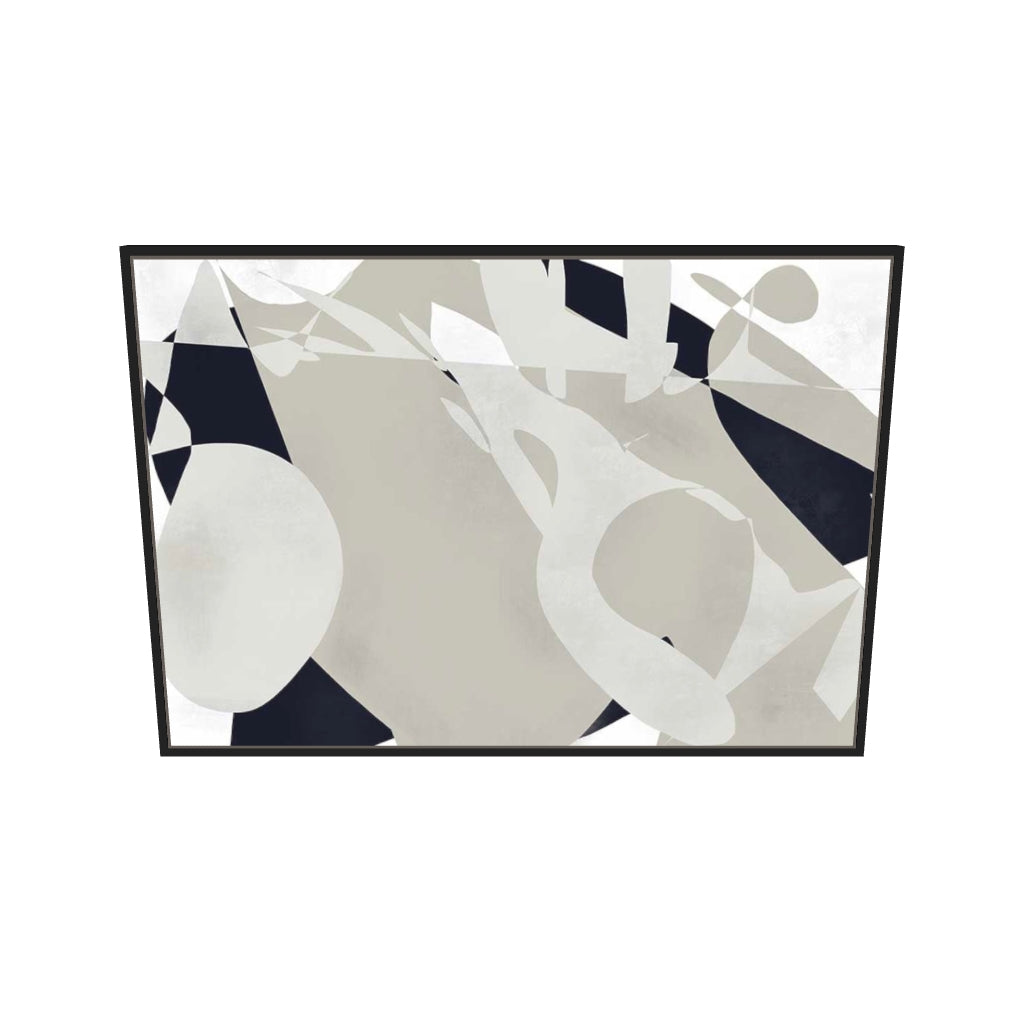 [ah-ar-v1:56fbf57cb9c870c523ab35a1] Modern Landscape Canvas Art — 70 x 100 cm, black frame (AR scale)