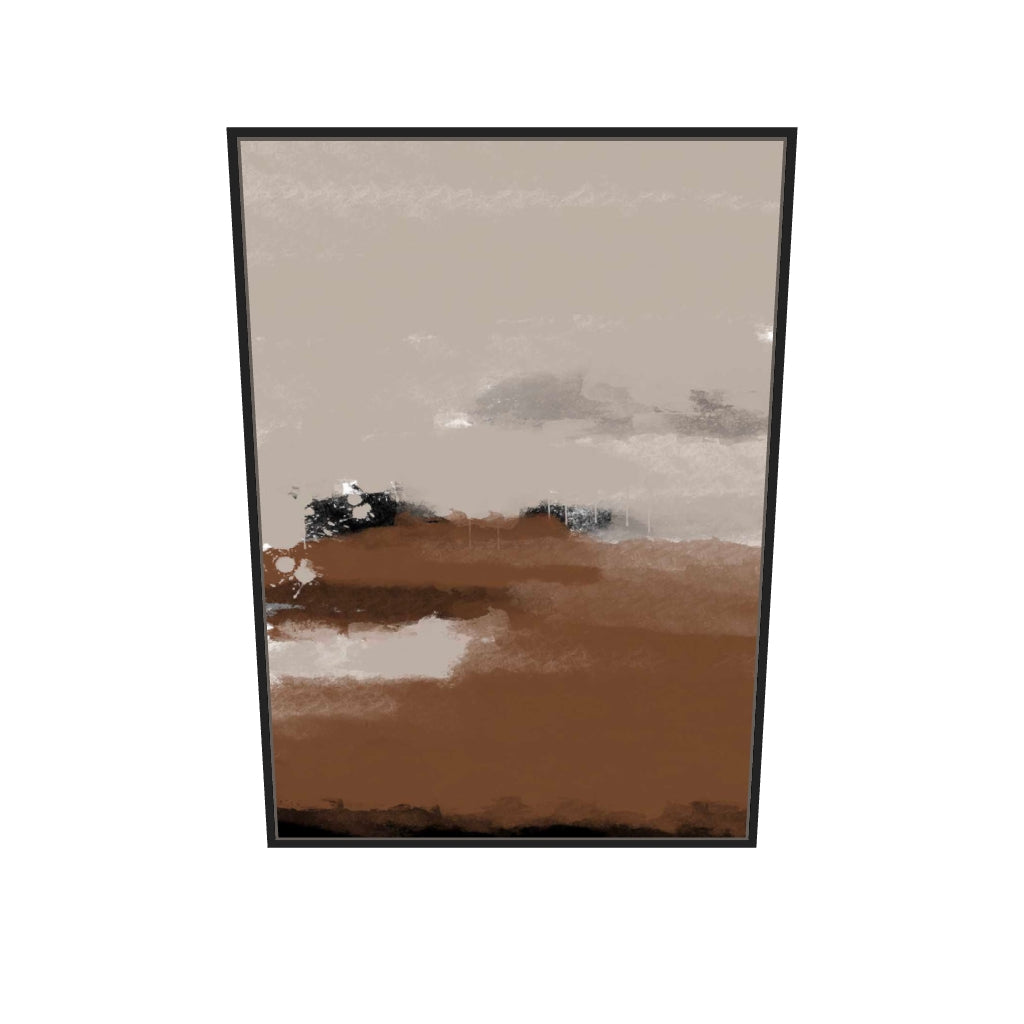 [ah-ar-v1:18ee299aba0a23e31dbf942f] Dusk Canvas Art — 70 x 100 cm, black frame (AR scale)