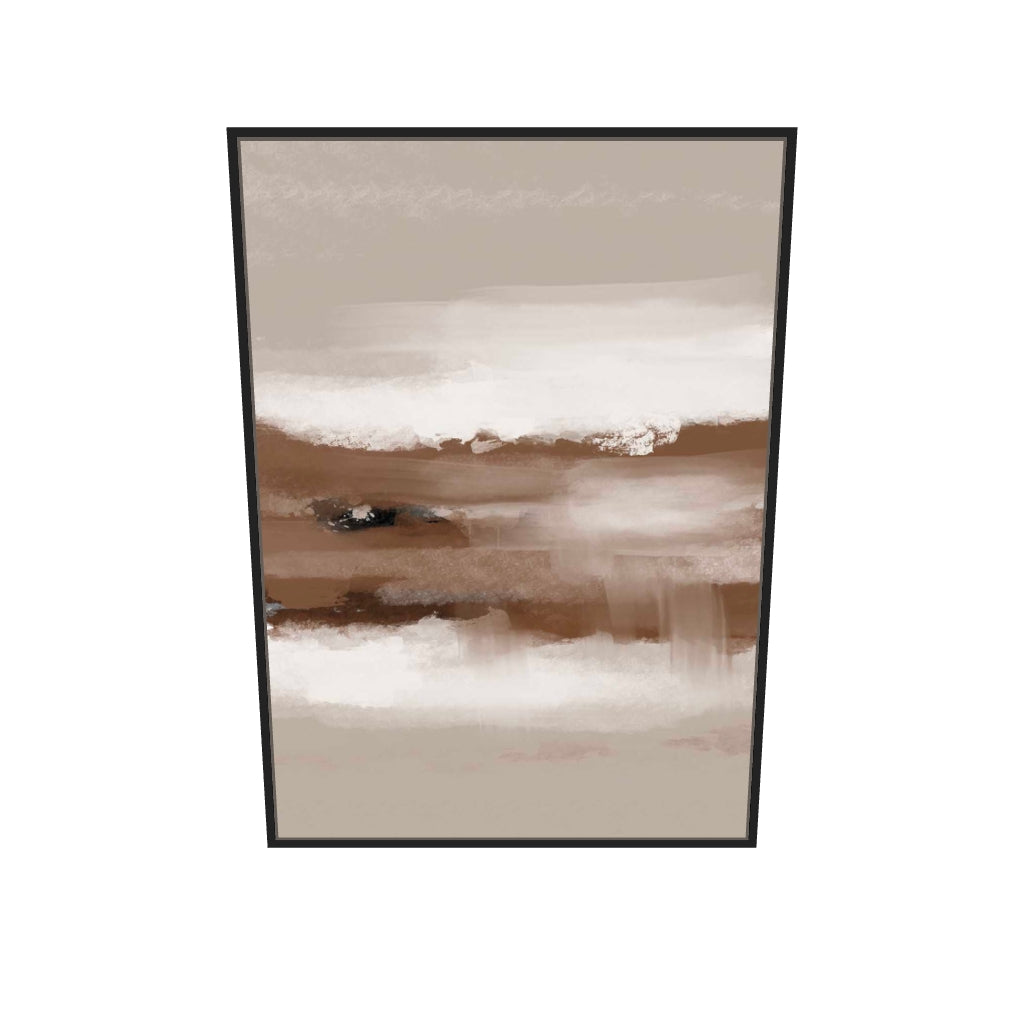 [ah-ar-v1:1c1f5027f00ec38f331332d5] Dusk II Canvas Art — 70 x 100 cm, black frame (AR scale)