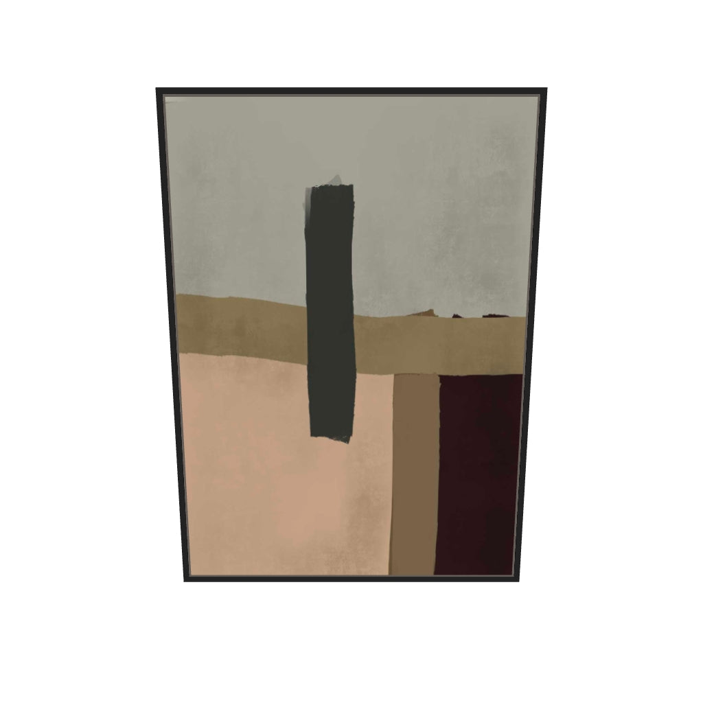 [ah-ar-v1:b503049c8cfaaf6dca917f62] The Contemporary Farm Canvas Art — 70 x 100 cm, black frame (AR scale)