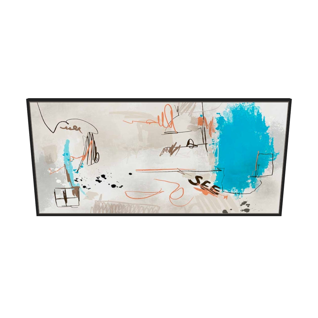 [ah-ar-v1:370eef77eb294a517adefc98] Through Time Canvas Art — 130 x 60 cm, black frame (AR scale)