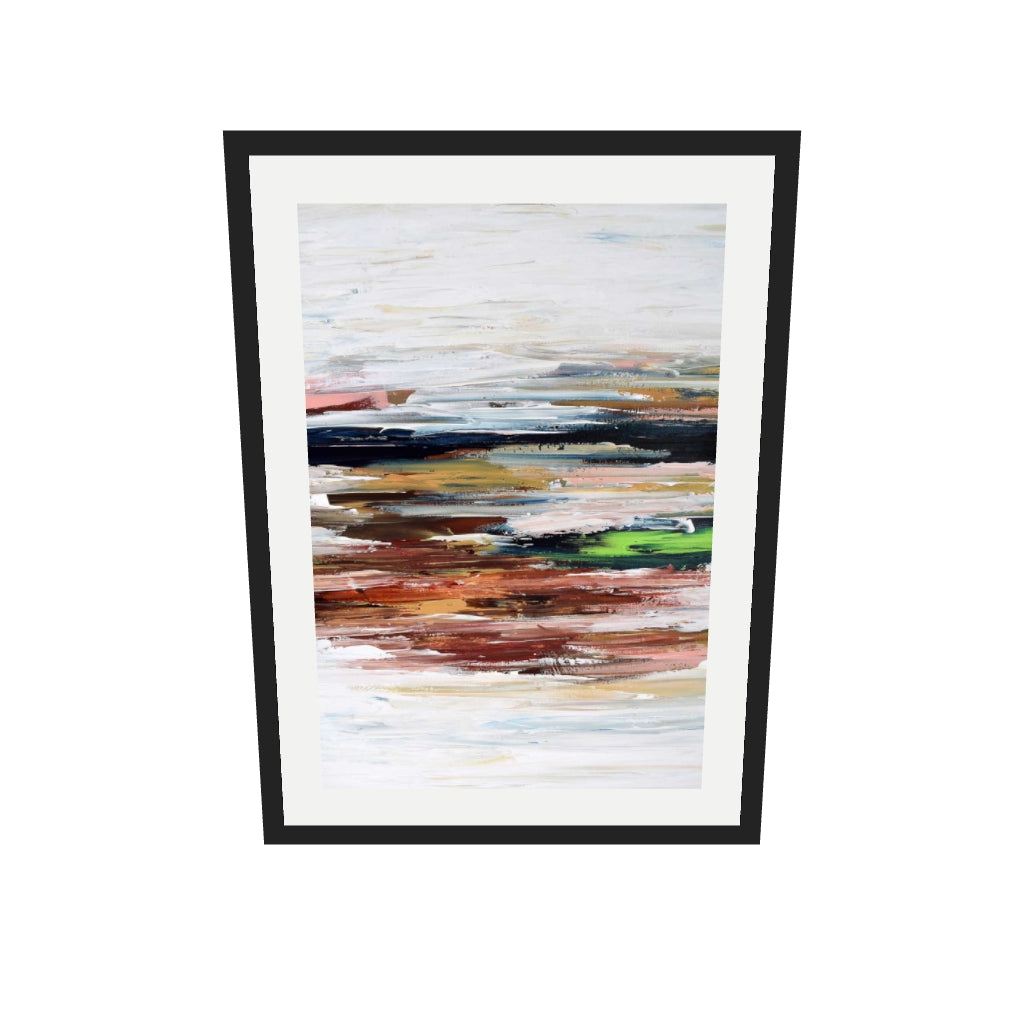 [ah-ar-v1:b96f5c7c4d5be06ca36f1f1b] Abstract 332 Art Print — 50 x 70 cm, black frame (AR scale)