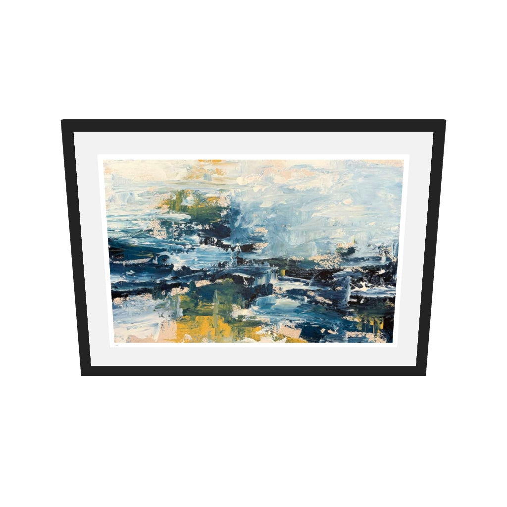 [ah-ar-limited-v0.1:a20cd607e72496ebcfd876b5] The Lake Limited Edition Print — 50 x 70 cm, black frame, limited edition AR