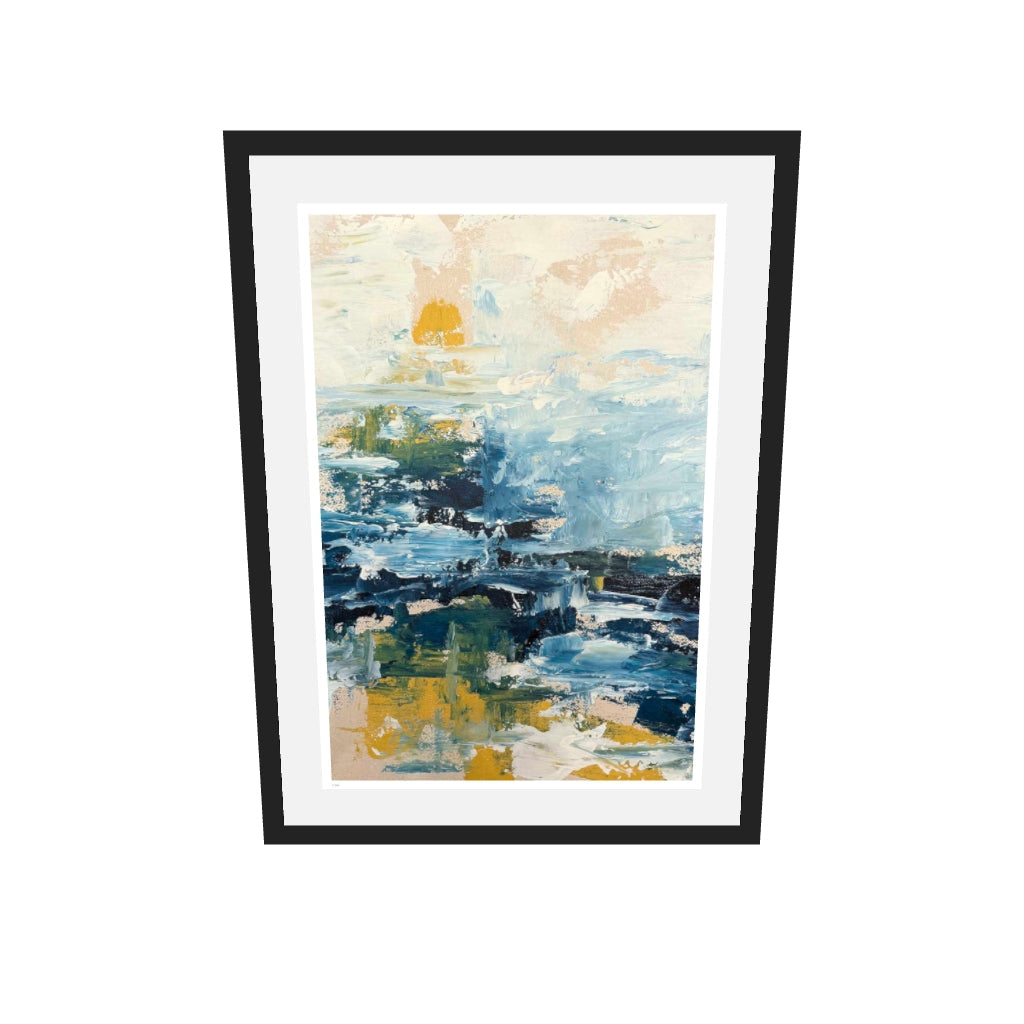 [ah-ar-limited-v0.1:f2c59fee56e864d01c79bd5e] The Lake II Limited Edition Print — 50 x 70 cm, black frame, limited edition AR