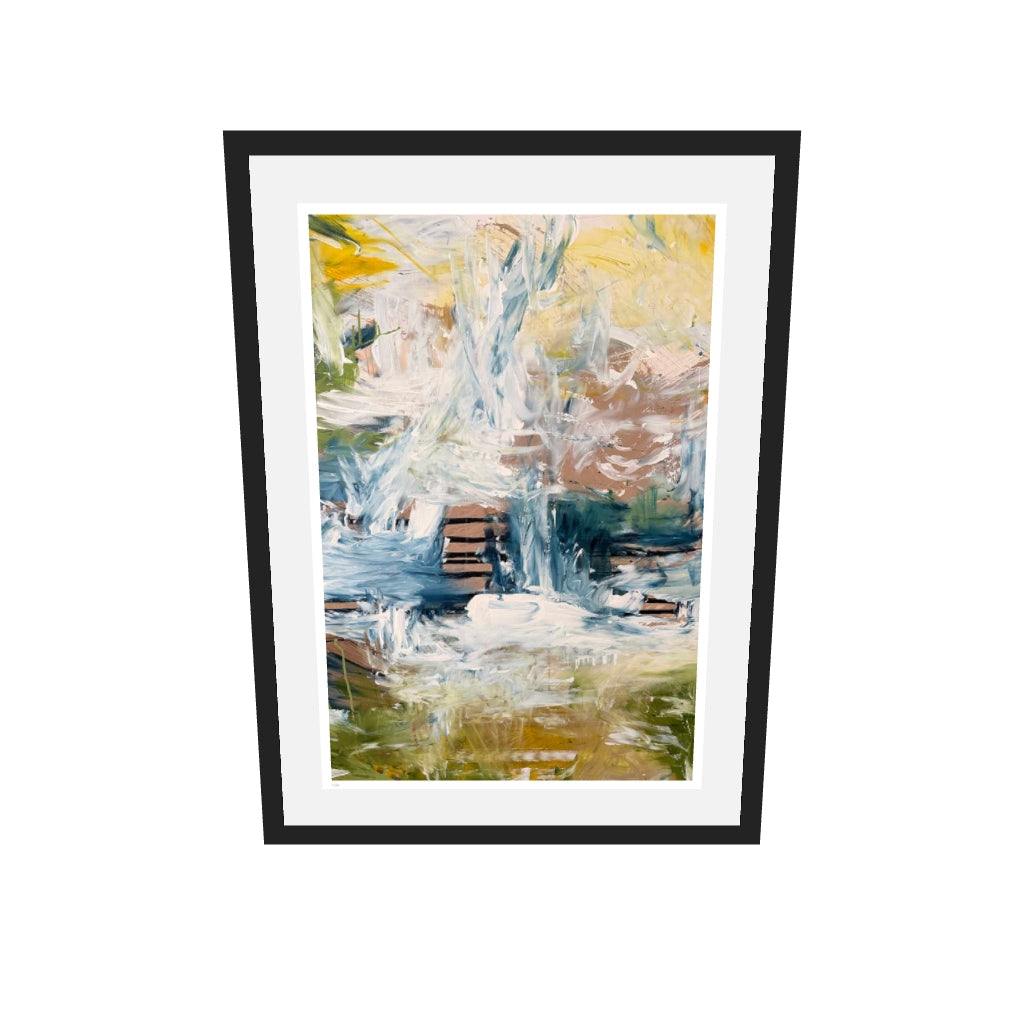 [ah-ar-limited-v0.1:dfaf02e6472d4451166458c3] Stream Limited Edition Print — 50 x 70 cm, black frame, limited edition AR