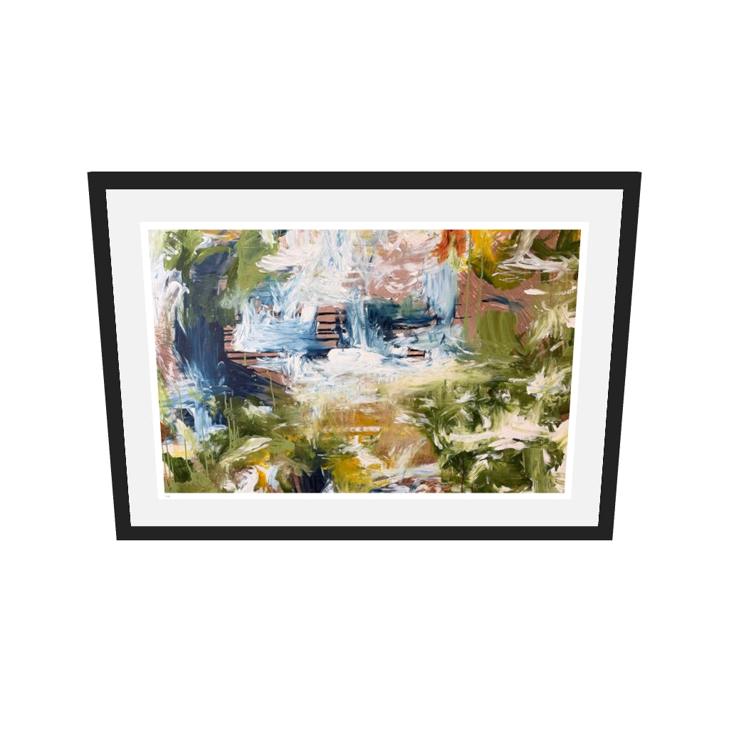 [ah-ar-limited-v0.1:6cc3fe57dcfb13b80f94ab18] Stillness Limited Edition Print — 50 x 70 cm, black frame, limited edition AR