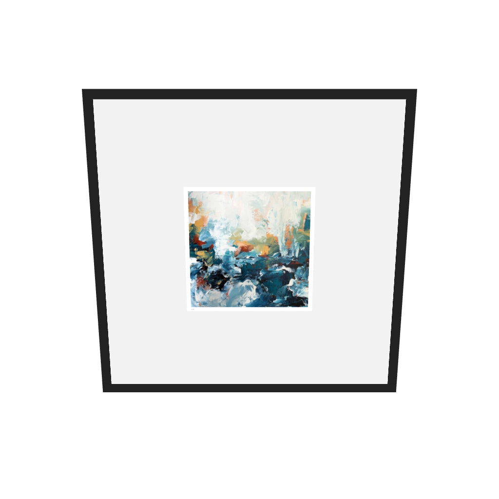[ah-ar-limited-v0.1:00036d146e86cf63f63af69c] Afterglow II Limited Edition Print — 70 x 70 cm, black frame, limited edition AR