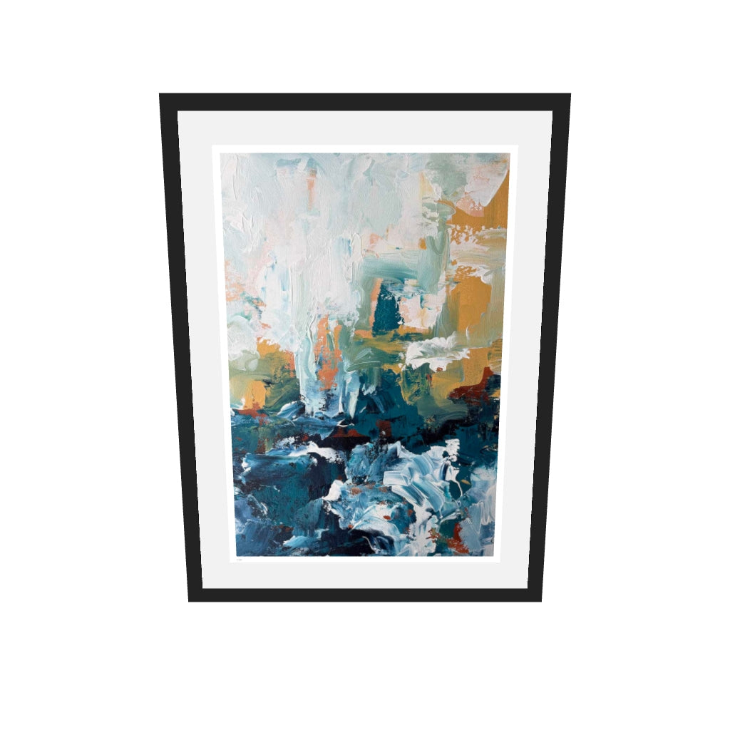 [ah-ar-limited-v0.1:18659c97e839c0d7c749d167] Afterglow III Limited Edition Print — 50 x 70 cm, black frame, limited edition AR