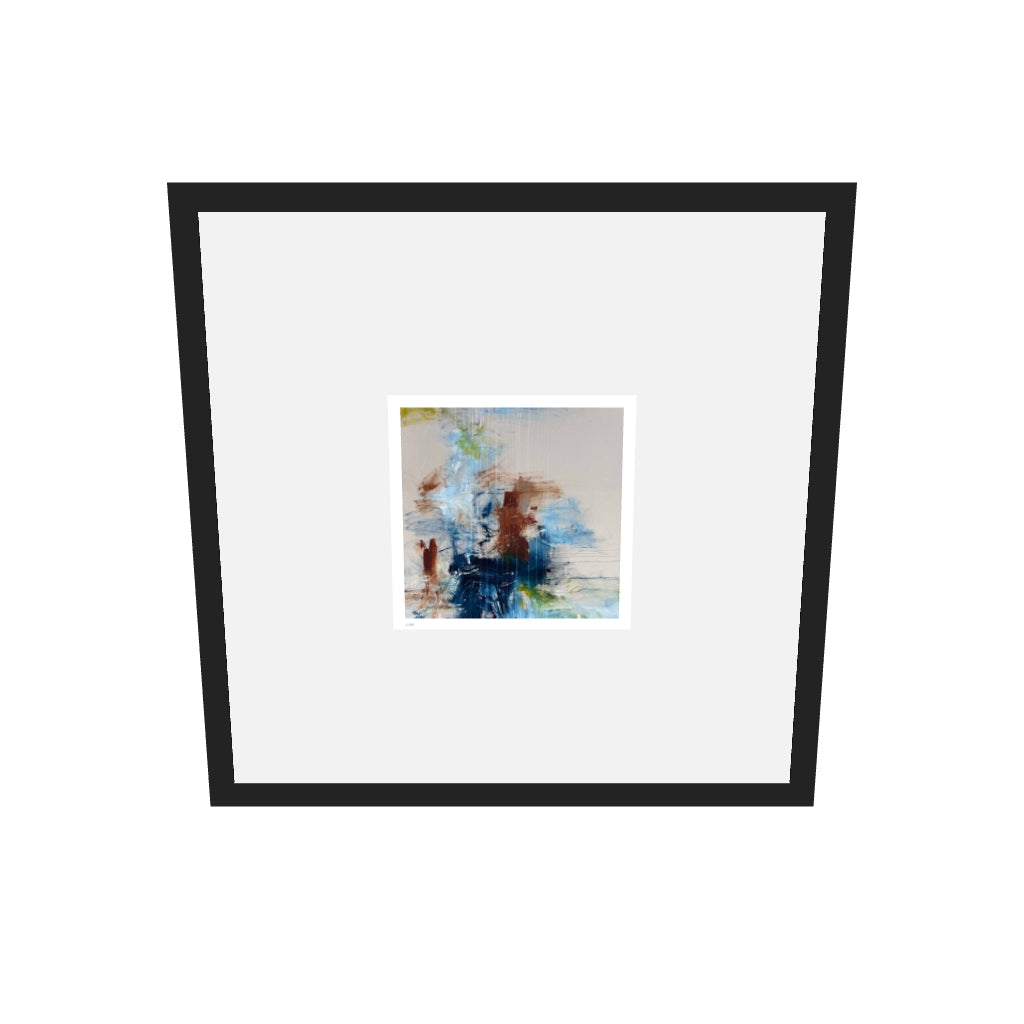 [ah-ar-limited-v0.1:43c97c502ee83aaff511e7a9] Distant Echo Limited Edition Print — 50 x 50 cm, black frame, limited edition AR