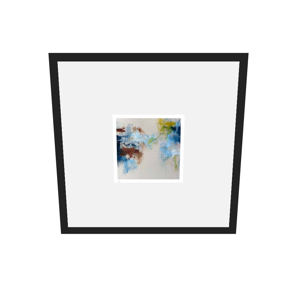 [ah-ar-limited-v0.1:ce1483a2b2d402a280733393] Distant Echo II Limited Edition Print — 50 x 50 cm, black frame, limited edition AR