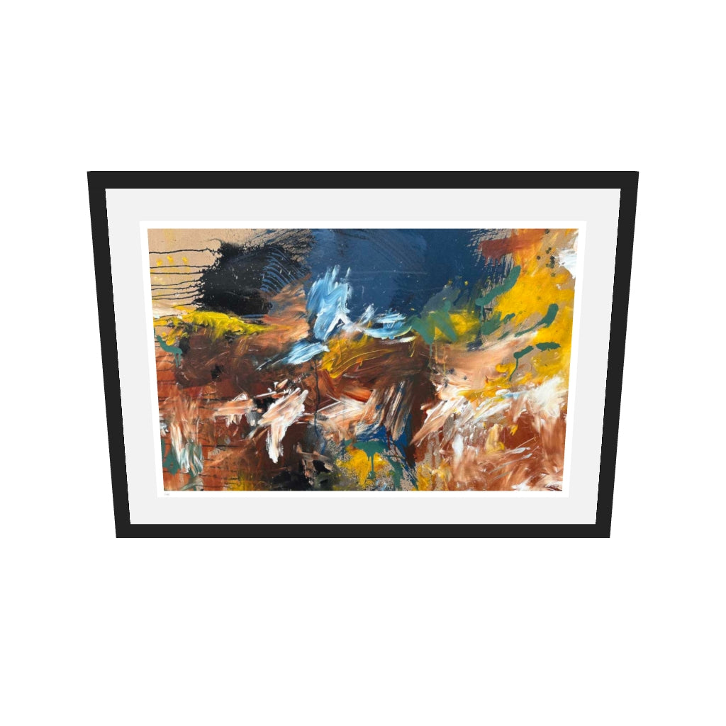 [ah-ar-limited-v0.1:b19fe8a677276092748f4d28] Terrain Limited Edition Print — 50 x 70 cm, black frame, limited edition AR