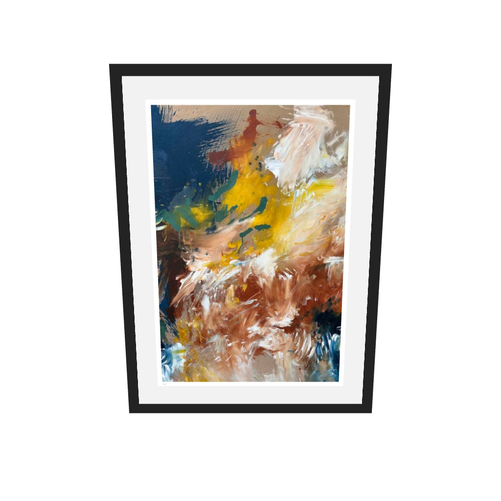 [ah-ar-limited-v0.1:fc4d178afb8f18ba695e7c1d] Terrain II Limited Edition Print — 50 x 70 cm, black frame, limited edition AR