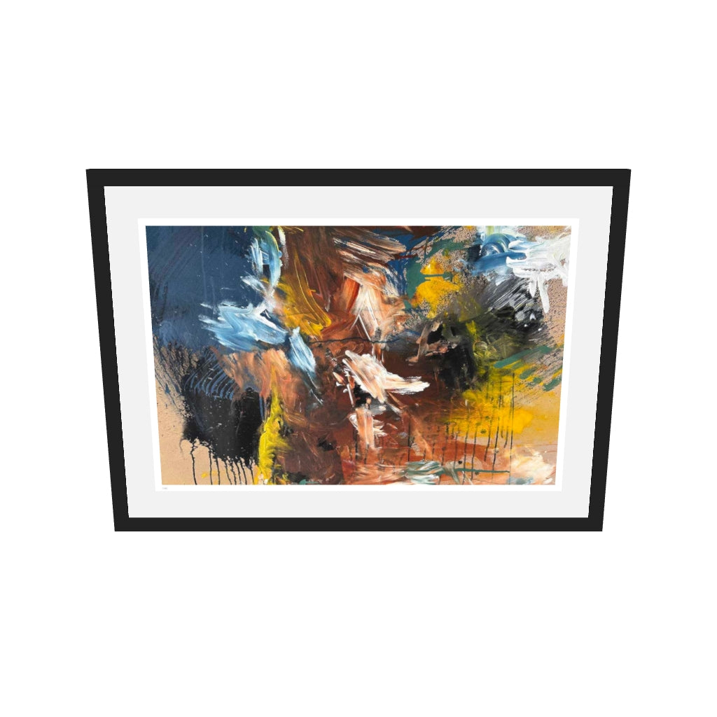 [ah-ar-limited-v0.1:7183d59ee18a93a423af9408] Terrain IV Limited Edition Print — 50 x 70 cm, black frame, limited edition AR