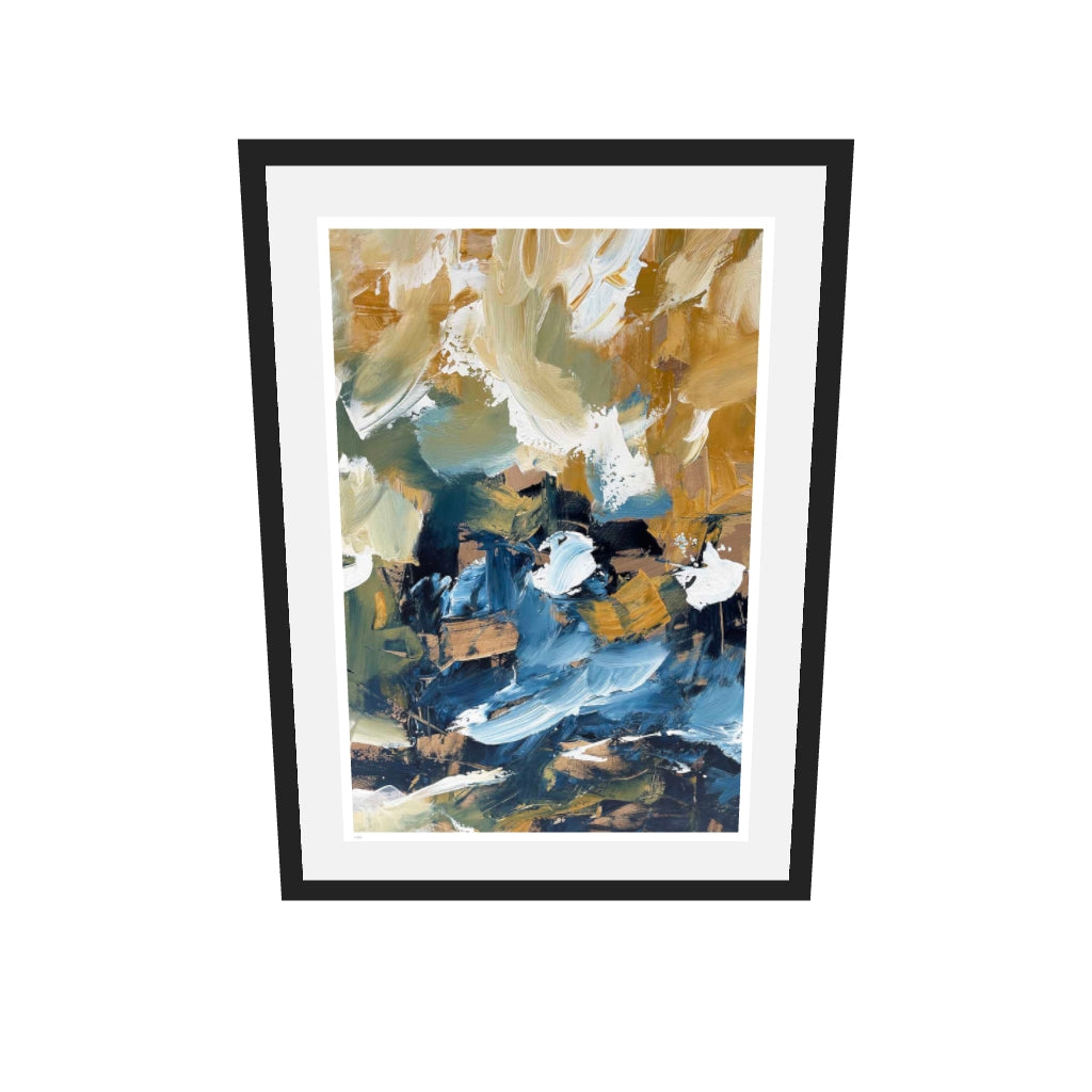 [ah-ar-limited-v0.1:debbd8d9ec728bc938cea7b5] Resonance II Limited Edition Print — 50 x 70 cm, black frame, limited edition AR