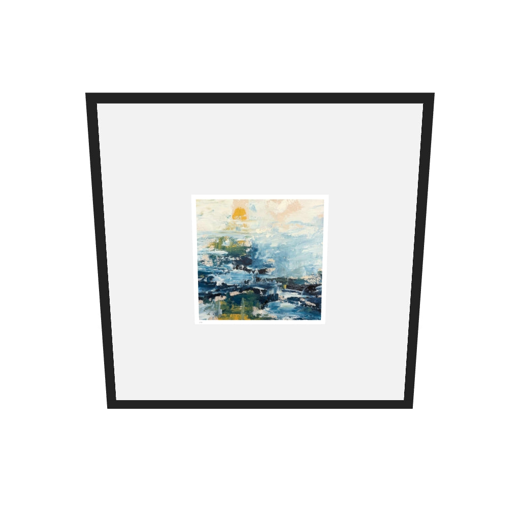 [ah-ar-limited-v0.1:37b139ded5d64746b8605202] The Lake III Limited Edition Print — 70 x 70 cm, black frame, limited edition AR