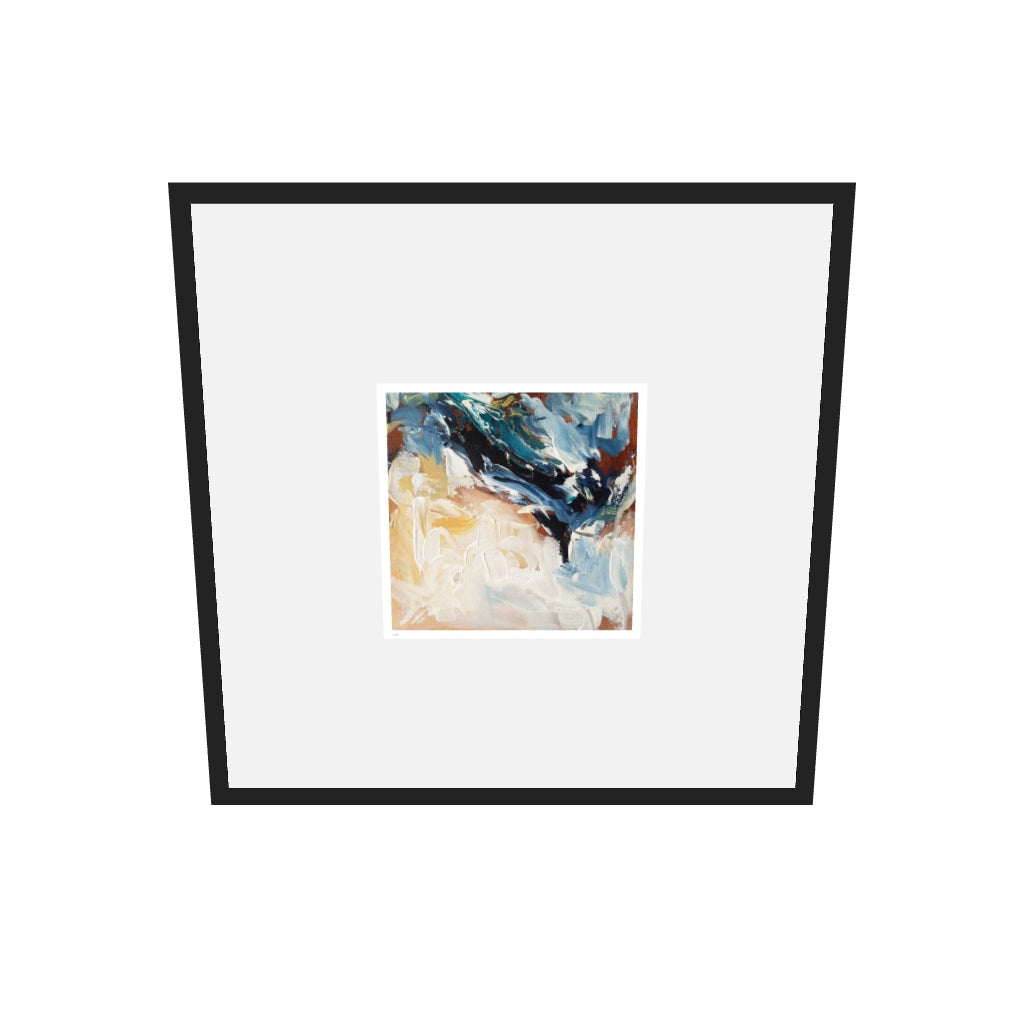 [ah-ar-limited-v0.1:4124a3119d99f431cf8ac582] Colour Block 41 Limited Edition Print — 70 x 70 cm, black frame, limited edition AR