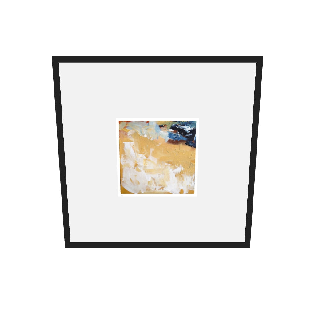 [ah-ar-limited-v0.1:9b758275957f74499f25010e] Colour Block 38 Limited Edition Print — 70 x 70 cm, black frame, limited edition AR
