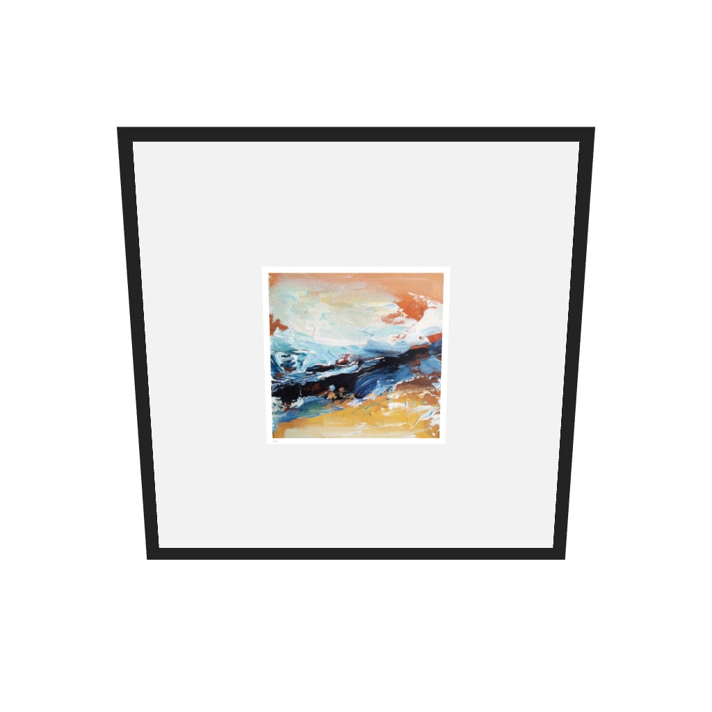 [ah-ar-limited-v0.1:44d27558d2ad7e354987e0a0] Colour Block 36 Limited Edition Print — 70 x 70 cm, black frame, limited edition AR