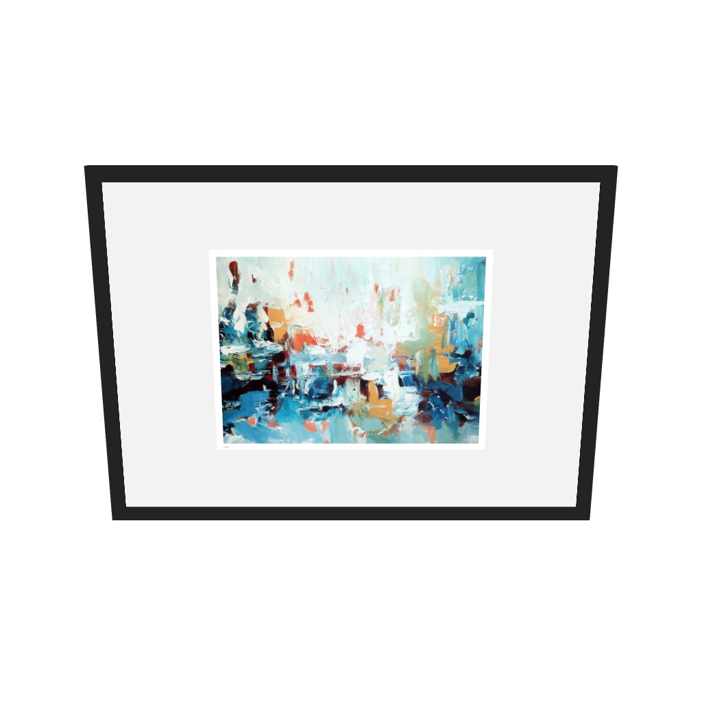 [ah-ar-limited-v0.1:f89dfba044f32c08006e8121] Colour Block 26 Limited Edition Print — 50 x 70 cm, black frame, limited edition AR