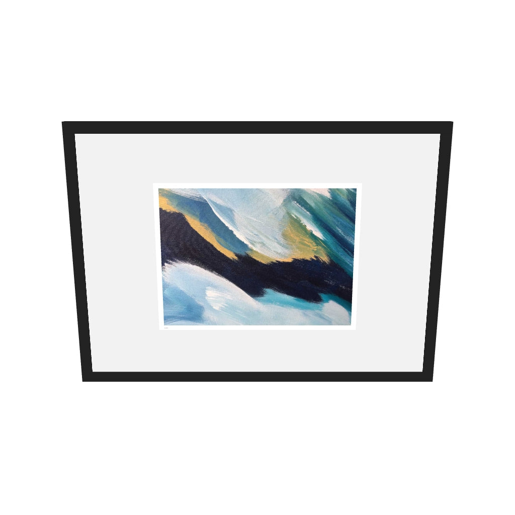[ah-ar-limited-v0.1:42ddbf38b93af0174e8cf2b4] Colour Block 6 Limited Edition Print — 50 x 70 cm, black frame, limited edition AR