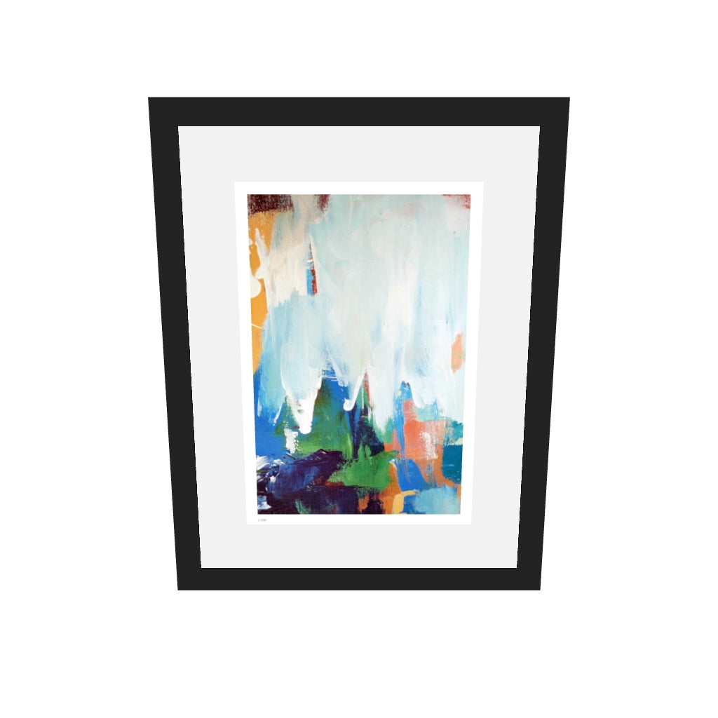 [ah-ar-limited-v0.1:e800d005caa20bd1242f72f5] Colour Block 48 Limited Edition Print — 30 x 40 cm, black frame, limited edition AR
