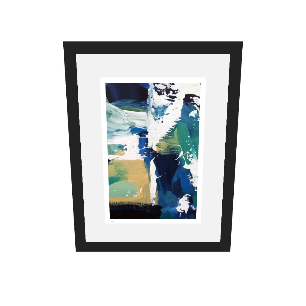 [ah-ar-limited-v0.1:a5f1d78d91b3e0cfaa68d24f] Colour Block 53 Limited Edition Print — 30 x 40 cm, black frame, limited edition AR