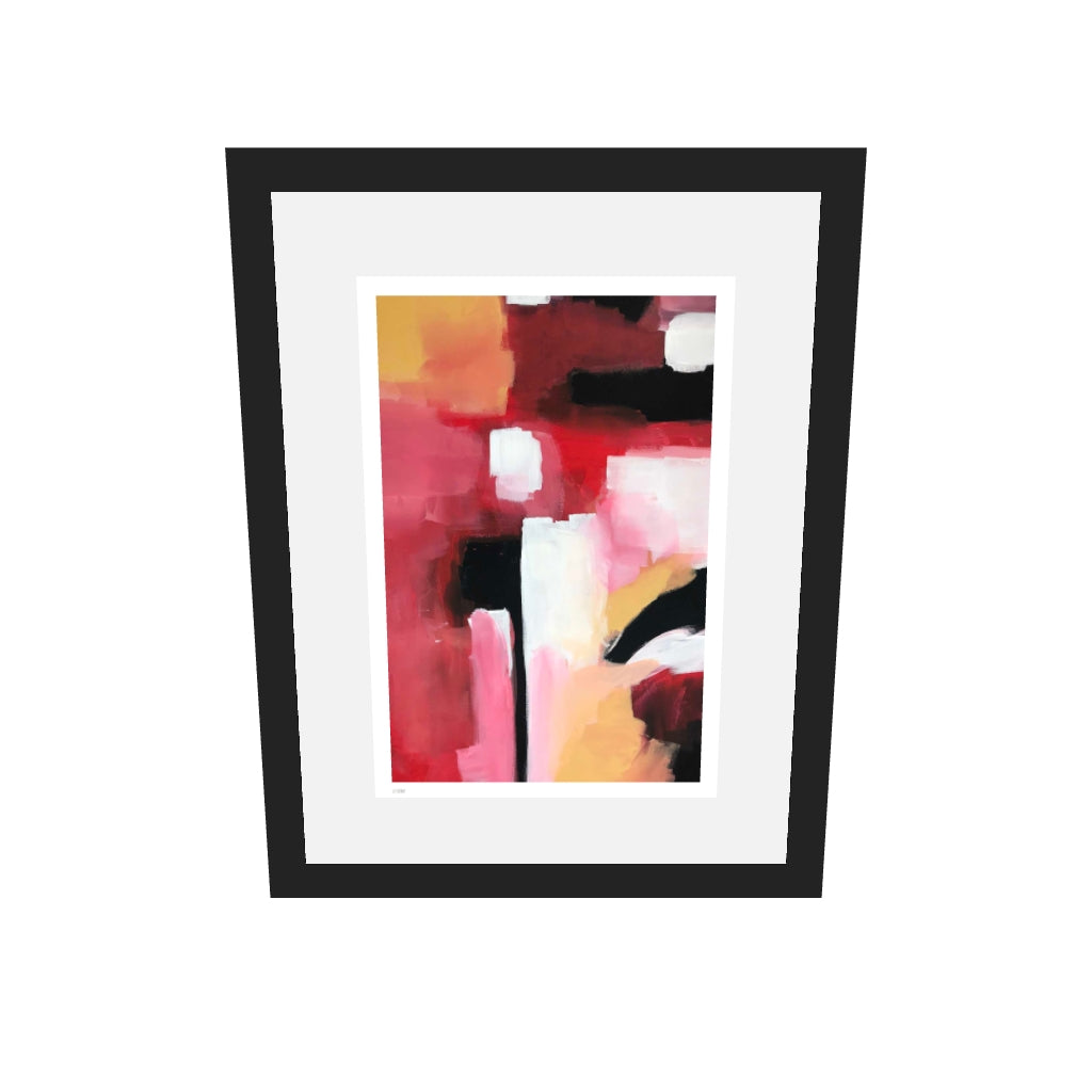 [ah-ar-limited-v0.1:08bae706cb90521989d2c0f8] Colour Block 56 Limited Edition Print — 30 x 40 cm, black frame, limited edition AR