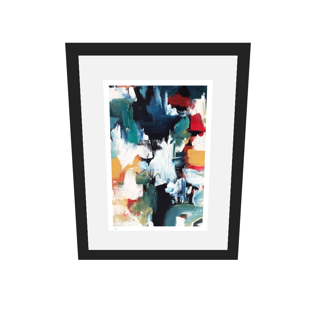 [ah-ar-limited-v0.1:5fd36c939dfa76a133ed4177] Colour Block 59 Limited Edition Print — 30 x 40 cm, black frame, limited edition AR
