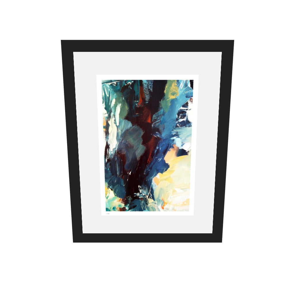[ah-ar-limited-v0.1:86872d0239413f6131bee628] Colour Block 68 Limited Edition Print — 30 x 40 cm, black frame, limited edition AR
