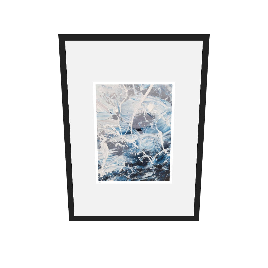 [ah-ar-limited-v0.1:d52797f3dbb131704fba4e3d] The Rain Limited Edition Print — 50 x 70 cm, black frame, limited edition AR
