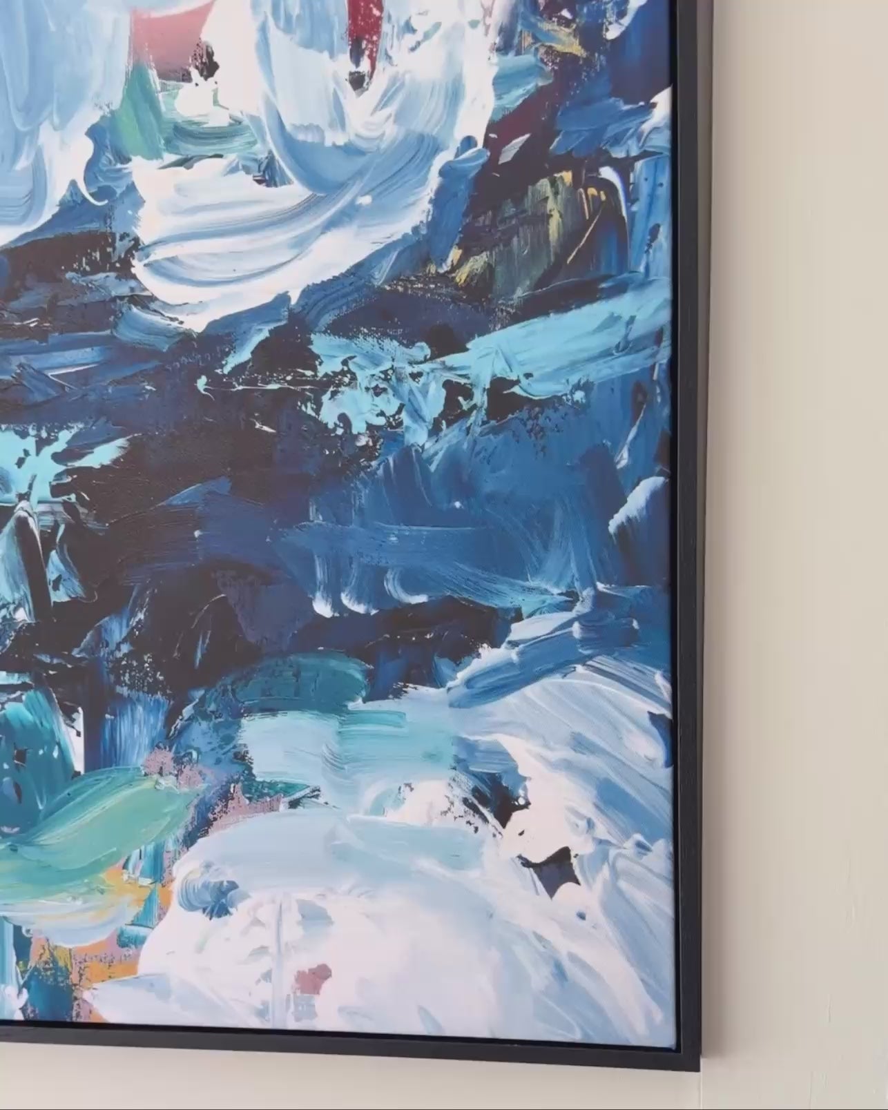 Load video: Abstract 442 Canvas Art