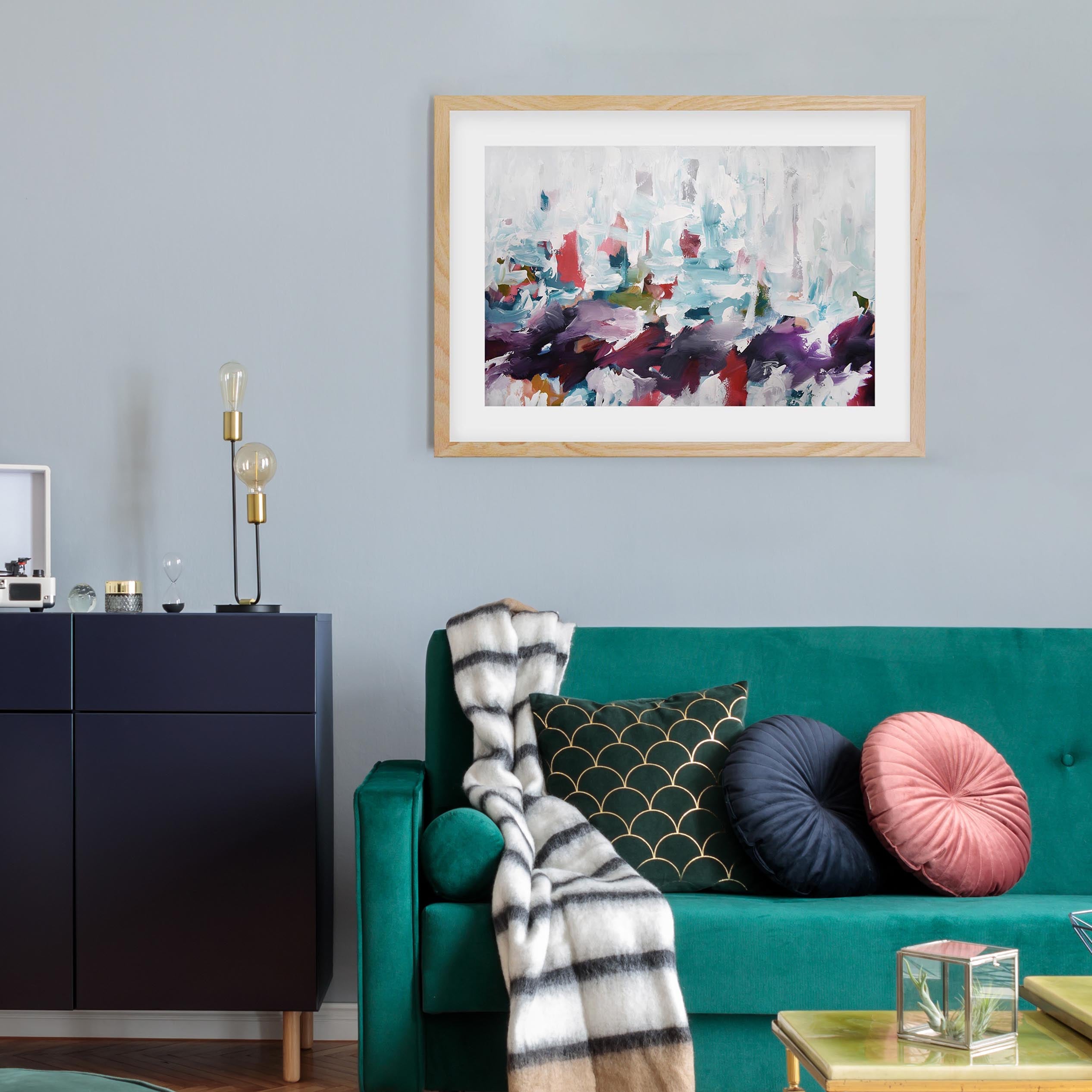 Abstract 438 Framed Art