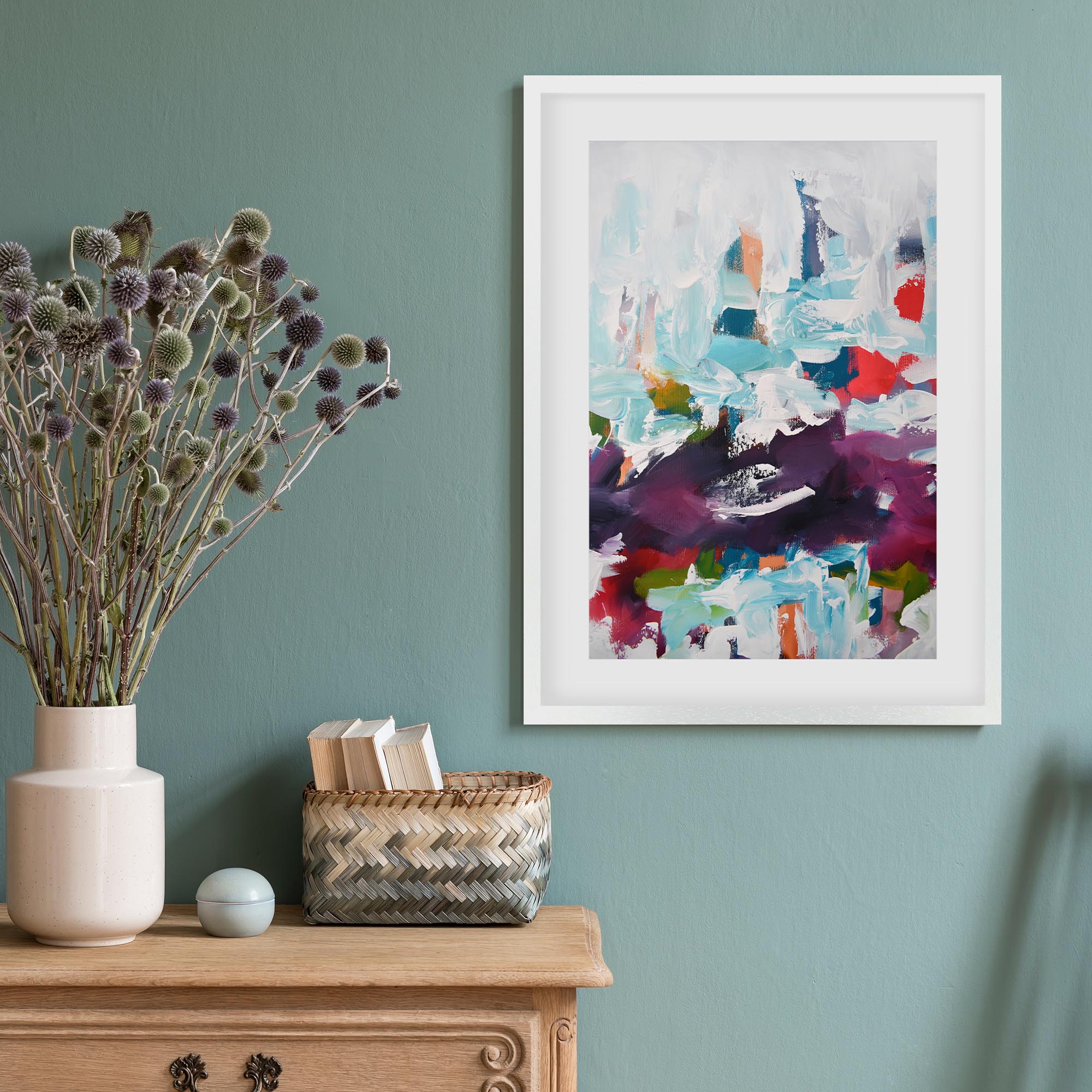 Abstract 439 Framed Art