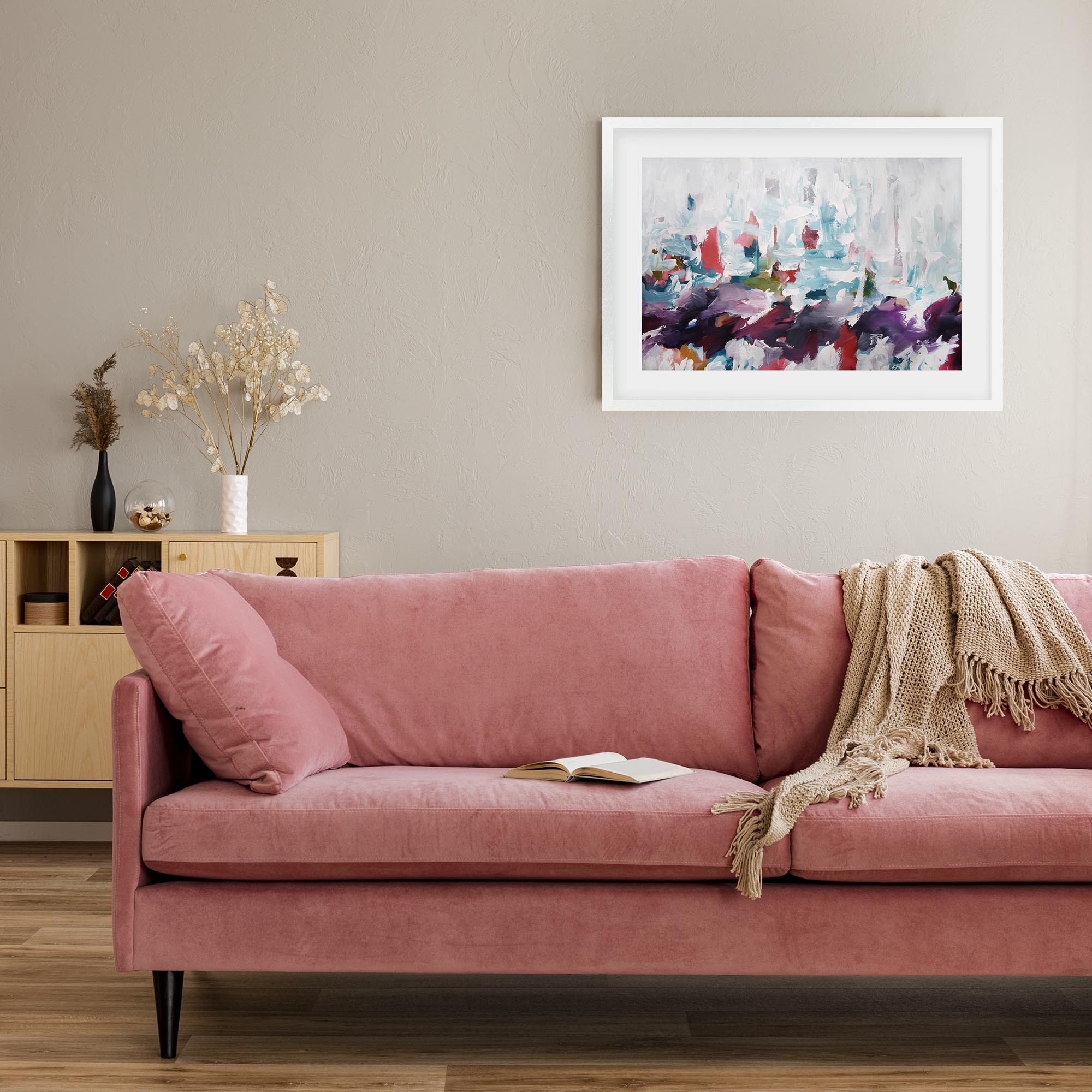 Abstract 438 Framed Art