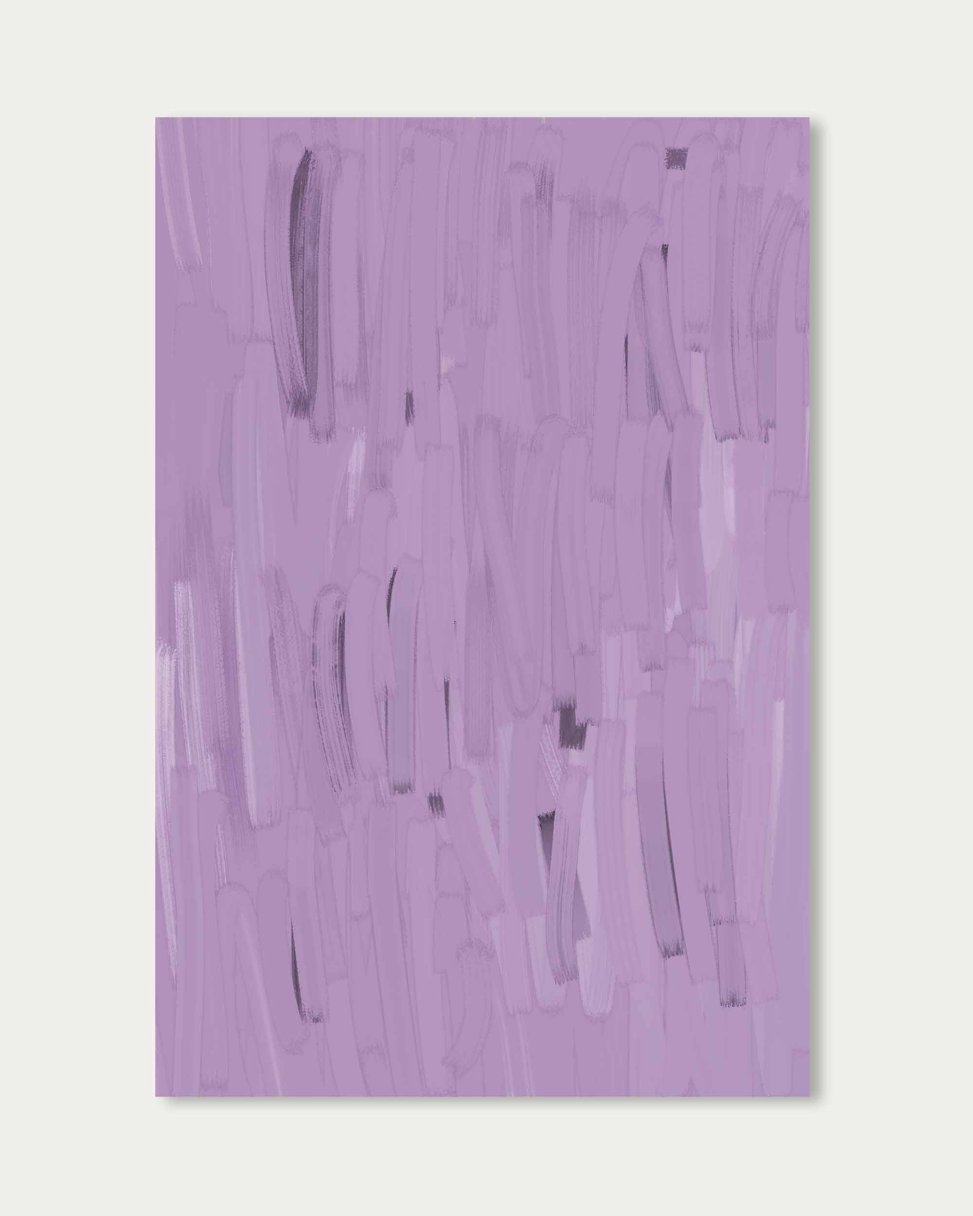 Purple Lines Wall Art