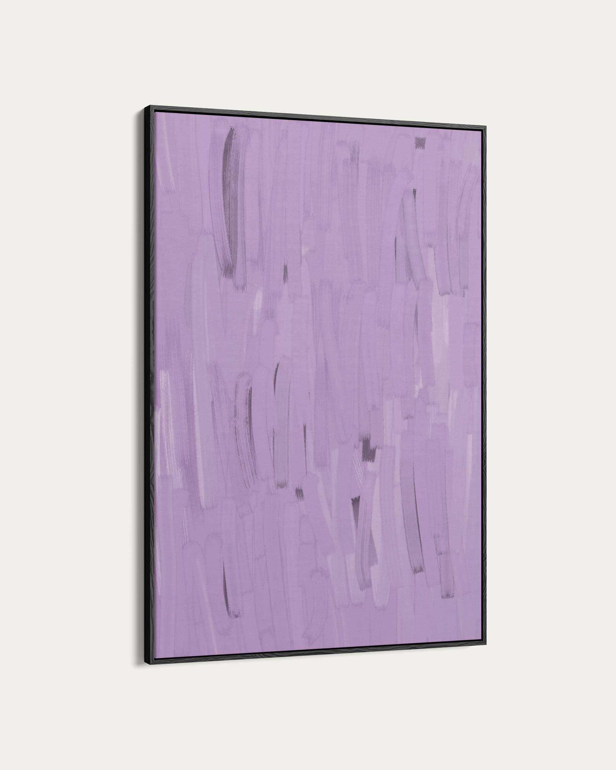 Purple Lines Wall Art